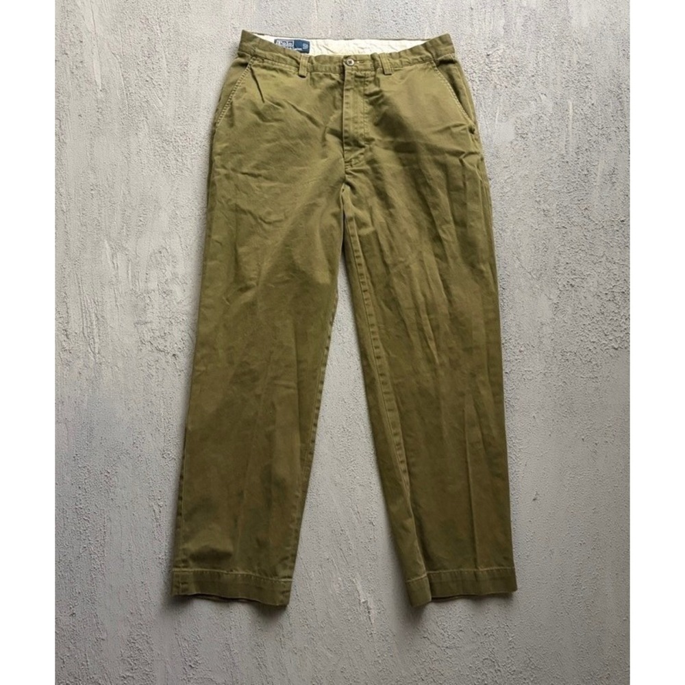 Vintage Polo Ralph Lauren Prospect Pant 32x30 Green Chino Trousers